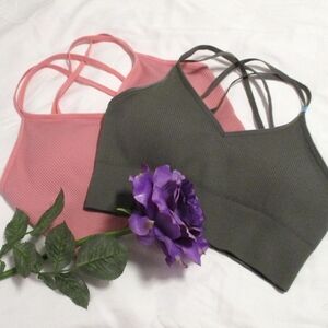 CASHMERE ROSE – STORMY BRALETTE SET (2) – NWT – LARGE